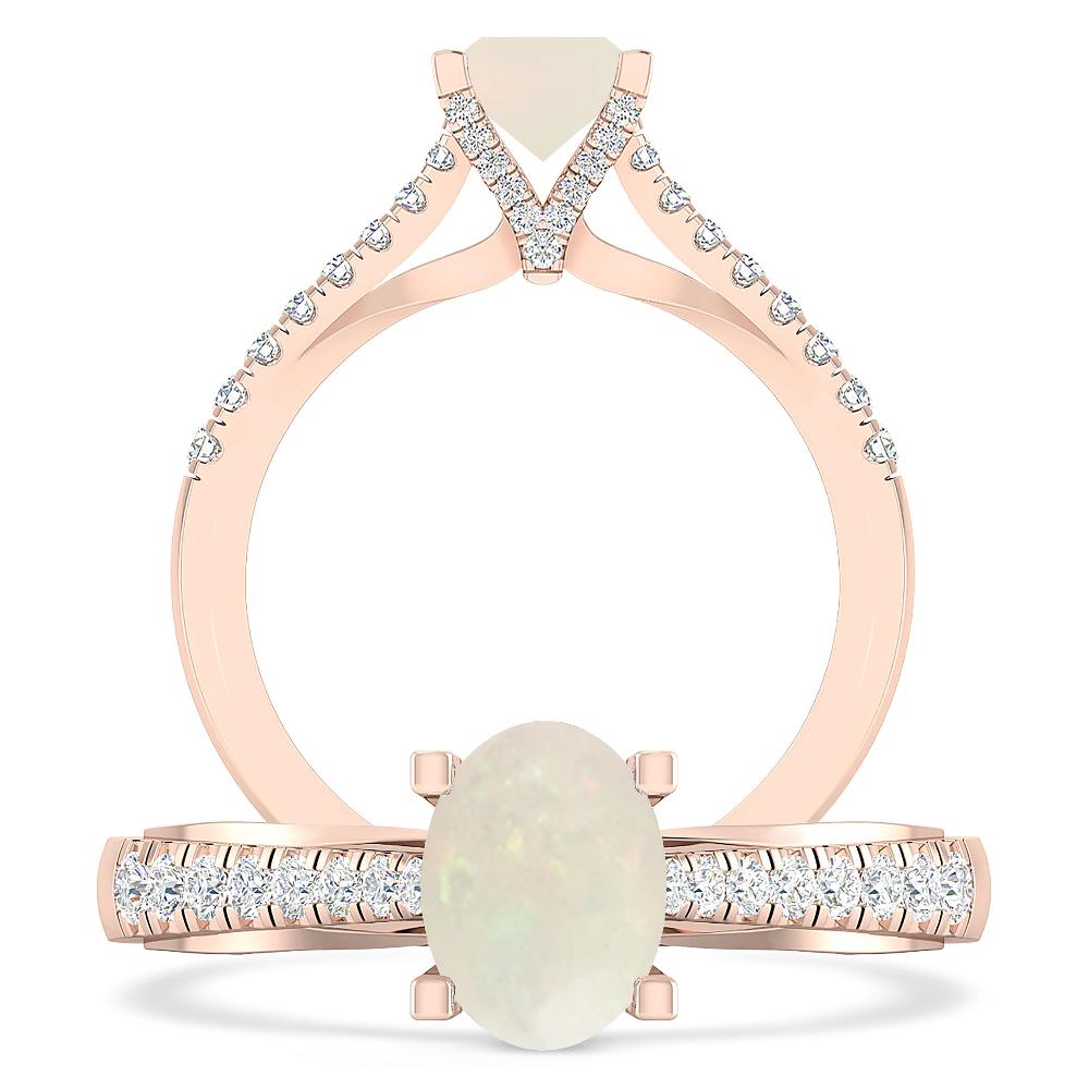 Rose Gold - Opal