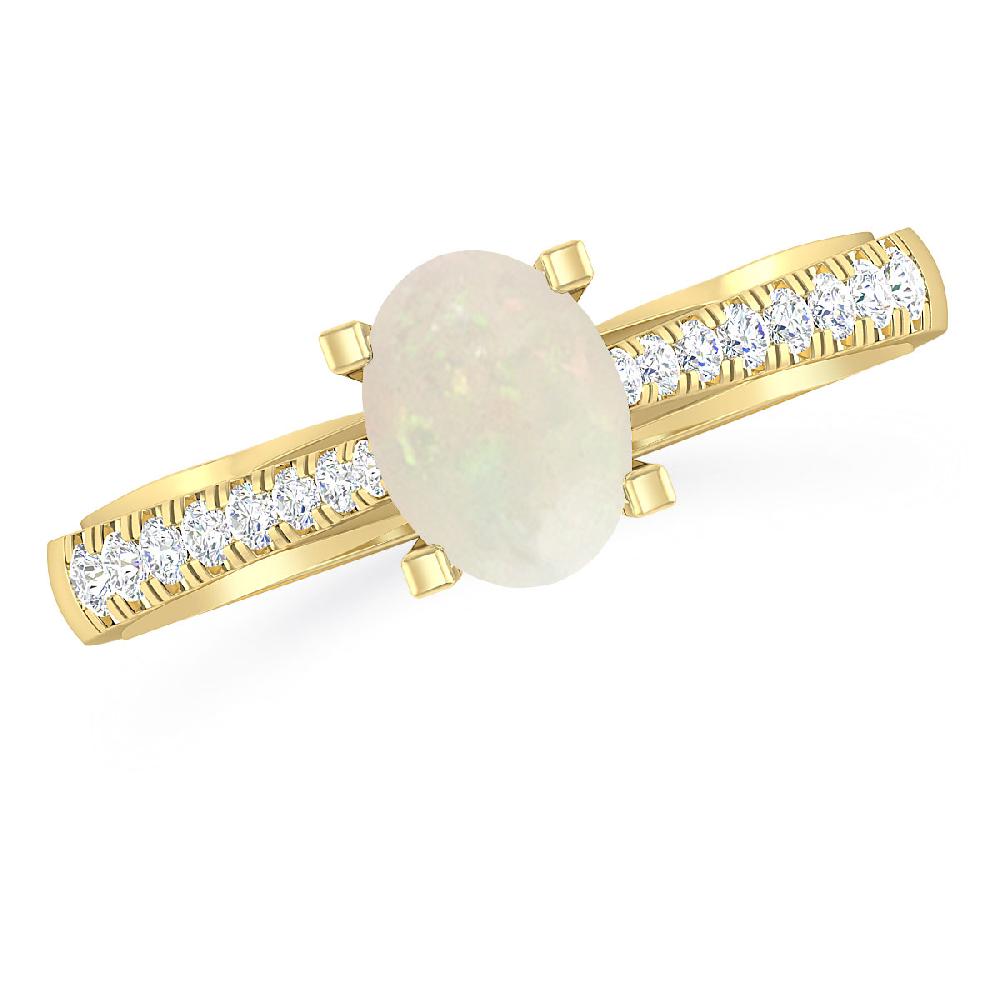 Yellow Gold - Opal
