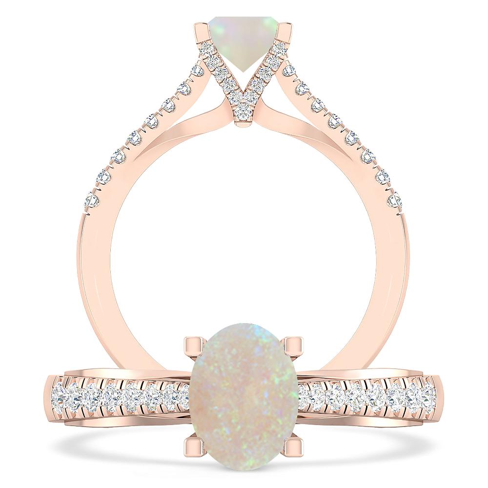 Rose Gold - Opal