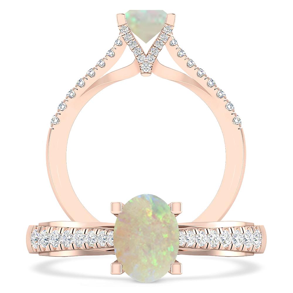 Rose Gold - Opal