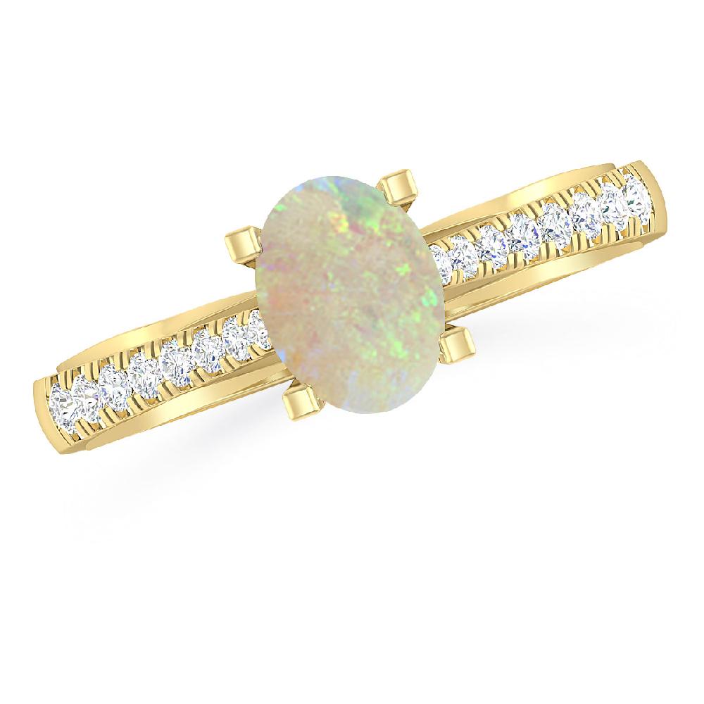 Yellow Gold - Opal