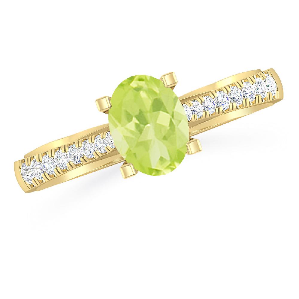 Yellow Gold - Peridot