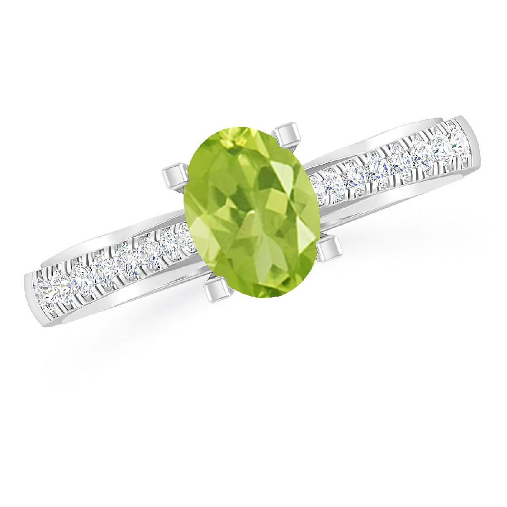 White Gold - Peridot