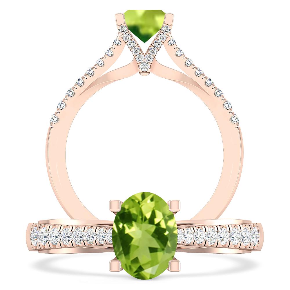 Rose Gold - Peridot