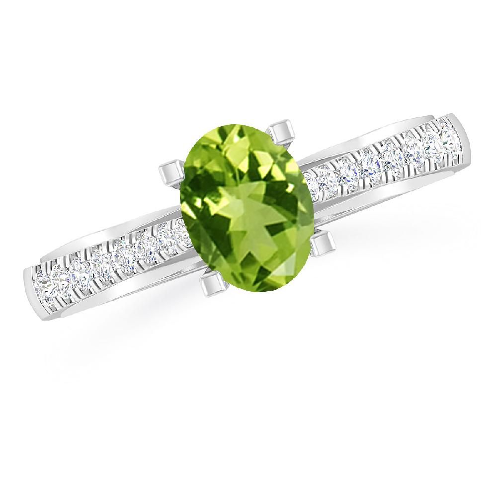 White Gold - Peridot