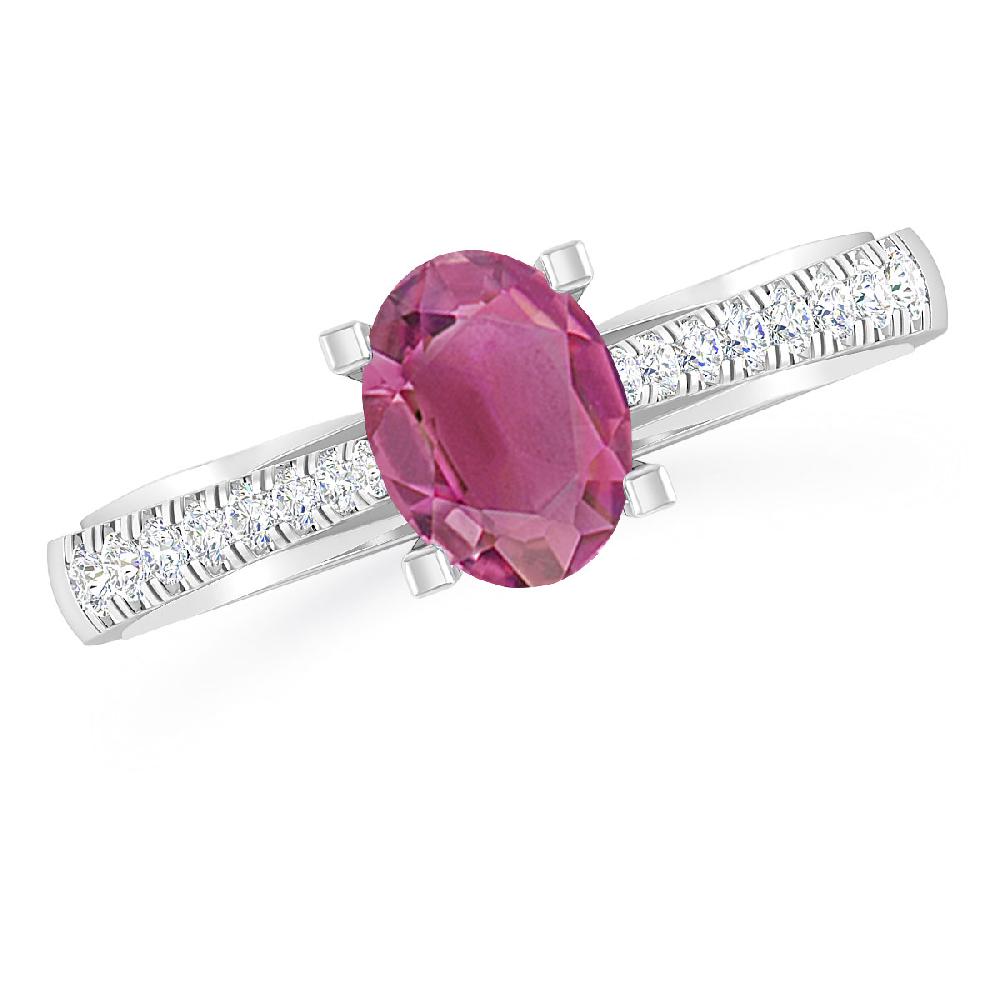 White Gold - Pink Tourmaline