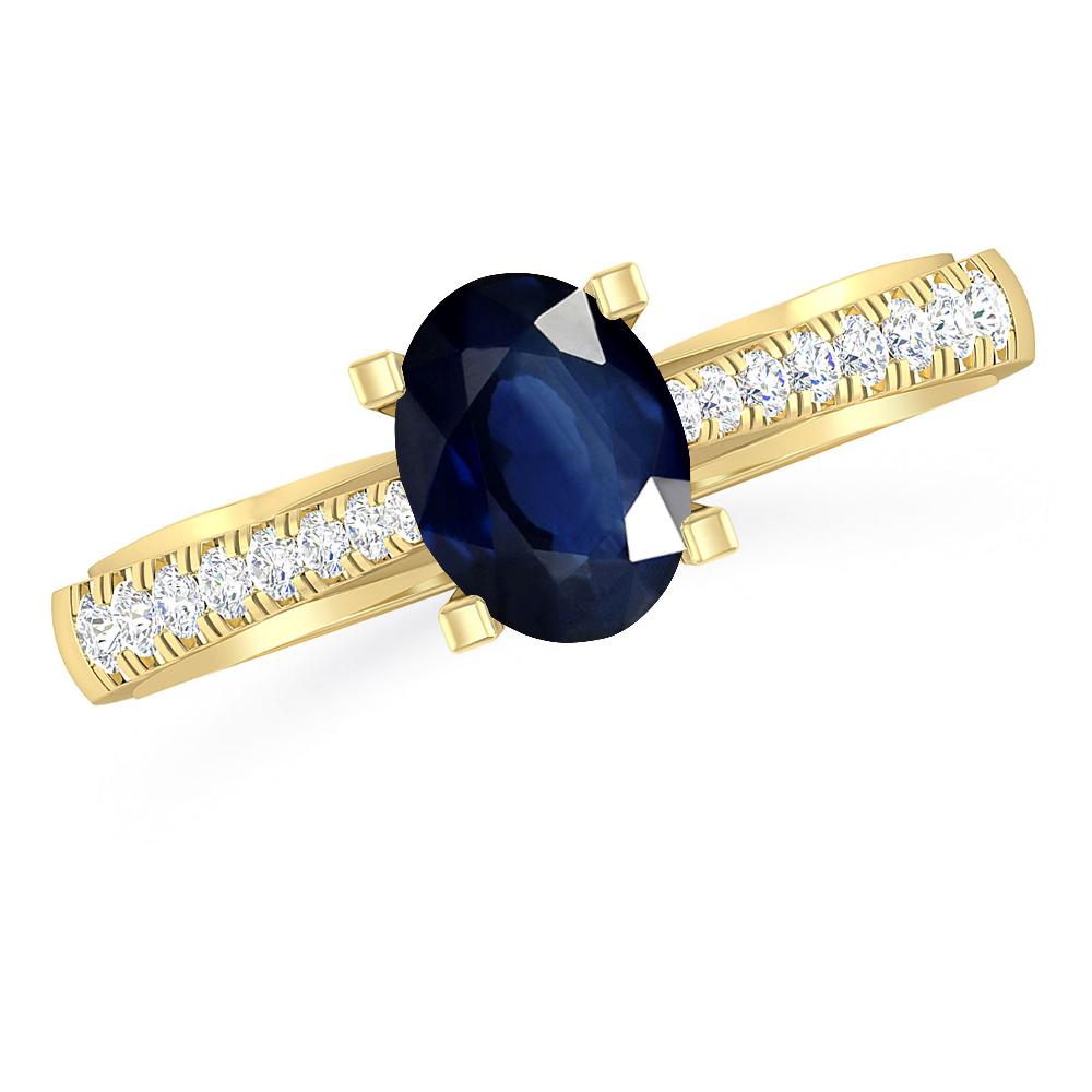 Yellow Gold - Sapphire