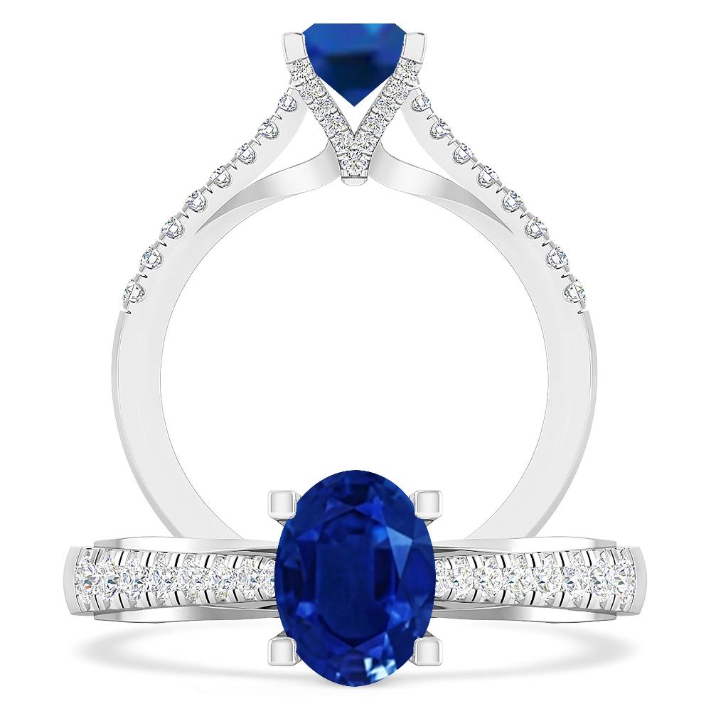 White Gold - Sapphire