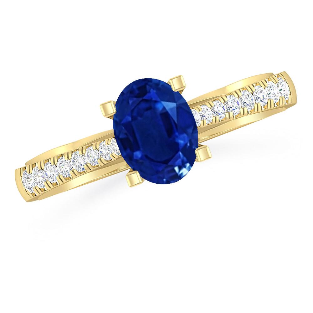 Yellow Gold - Sapphire