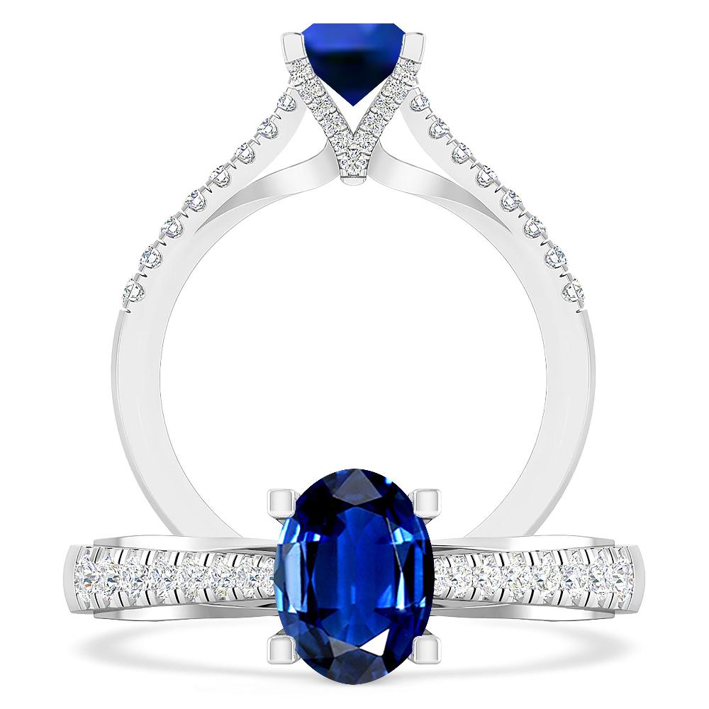 White Gold - Sapphire