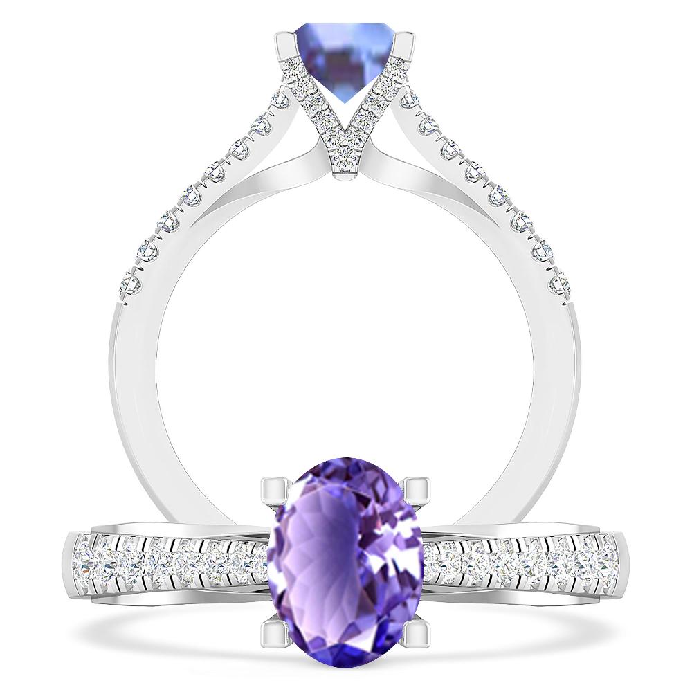 White Gold - Tanzanite