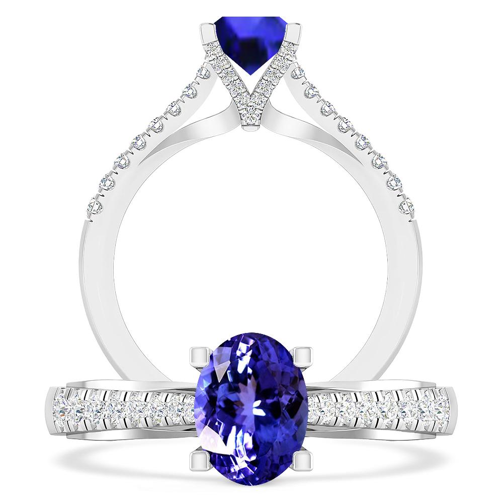 White Gold - Tanzanite