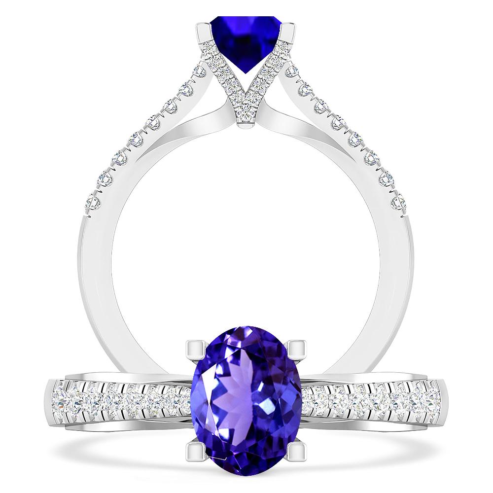 White Gold - Tanzanite