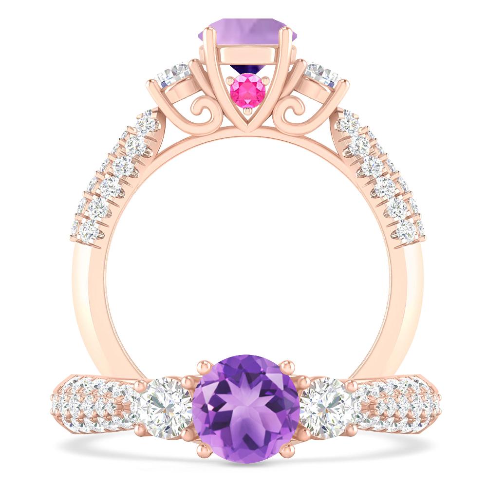 Rose Gold - Amethyst