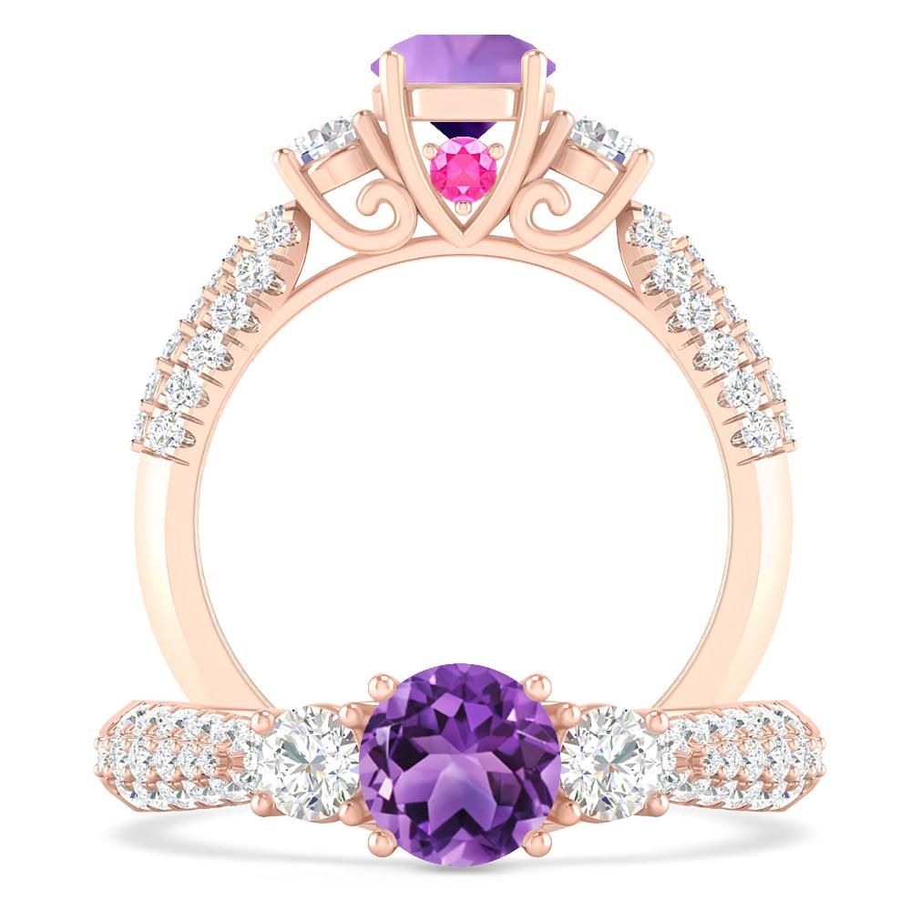 Rose Gold - Amethyst