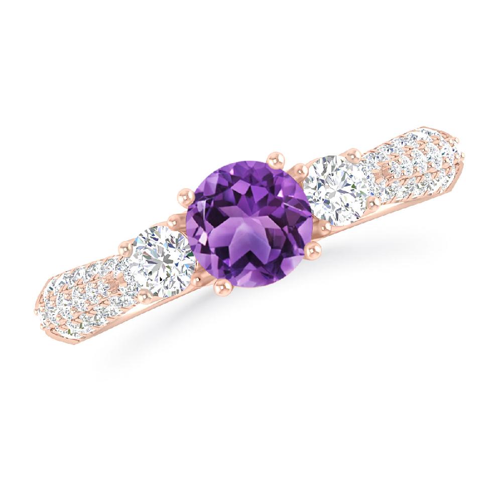 Rose Gold - Amethyst