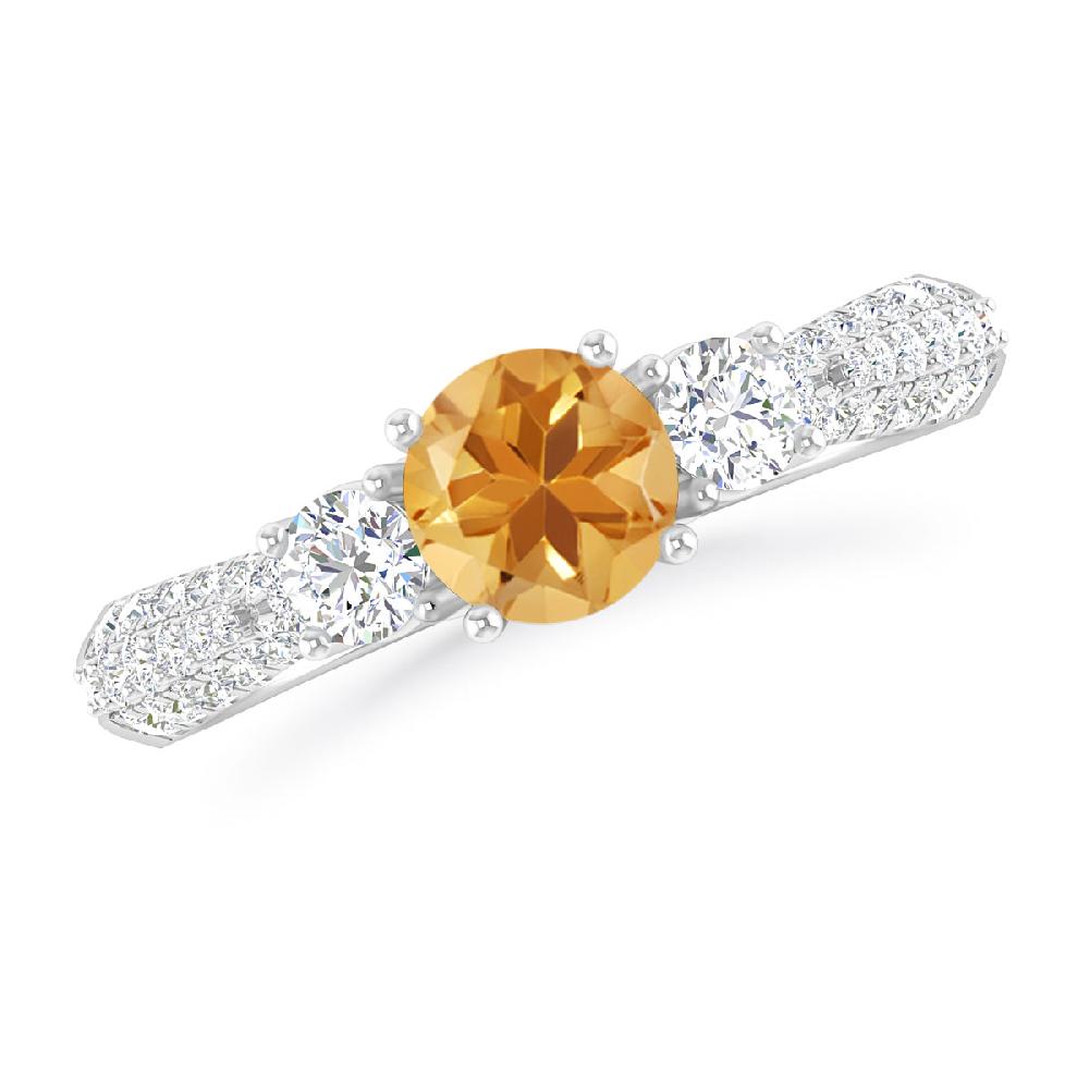 White Gold - Citrine