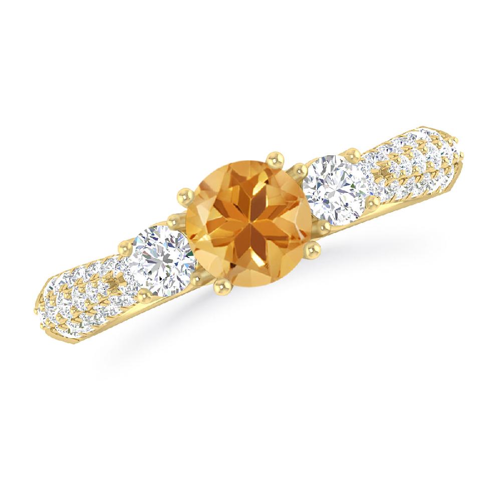 Yellow Gold - Citrine