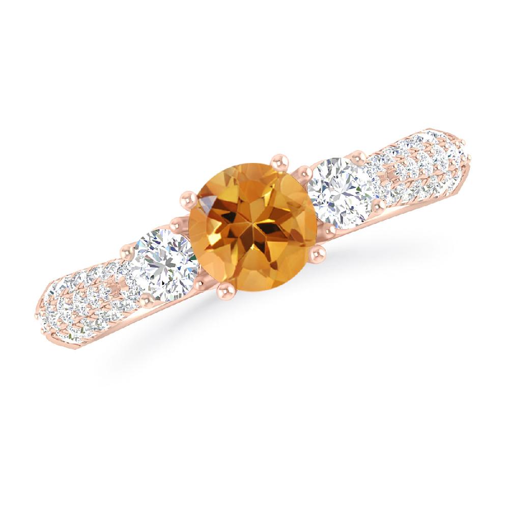 Rose Gold - Citrine