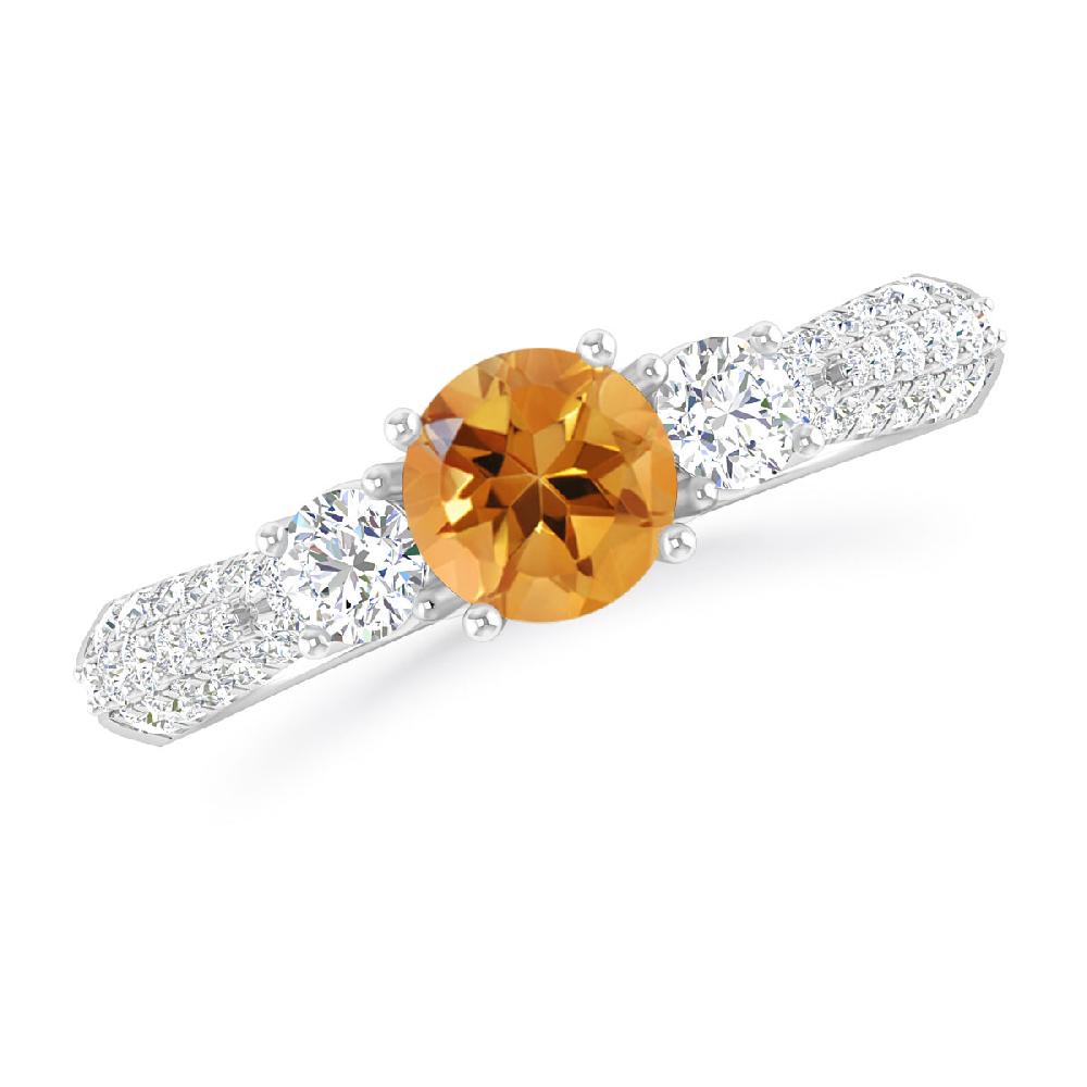 White Gold - Citrine