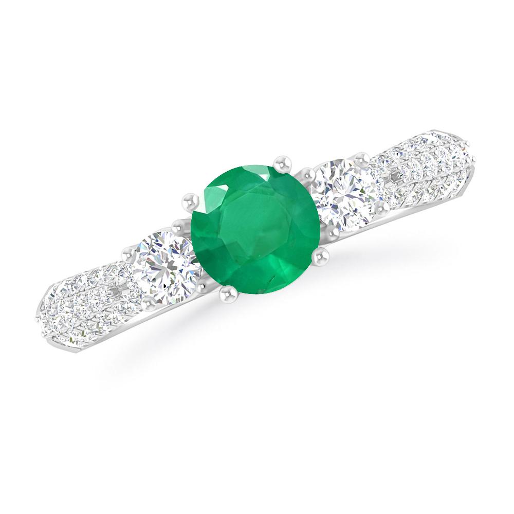 White Gold - Emerald
