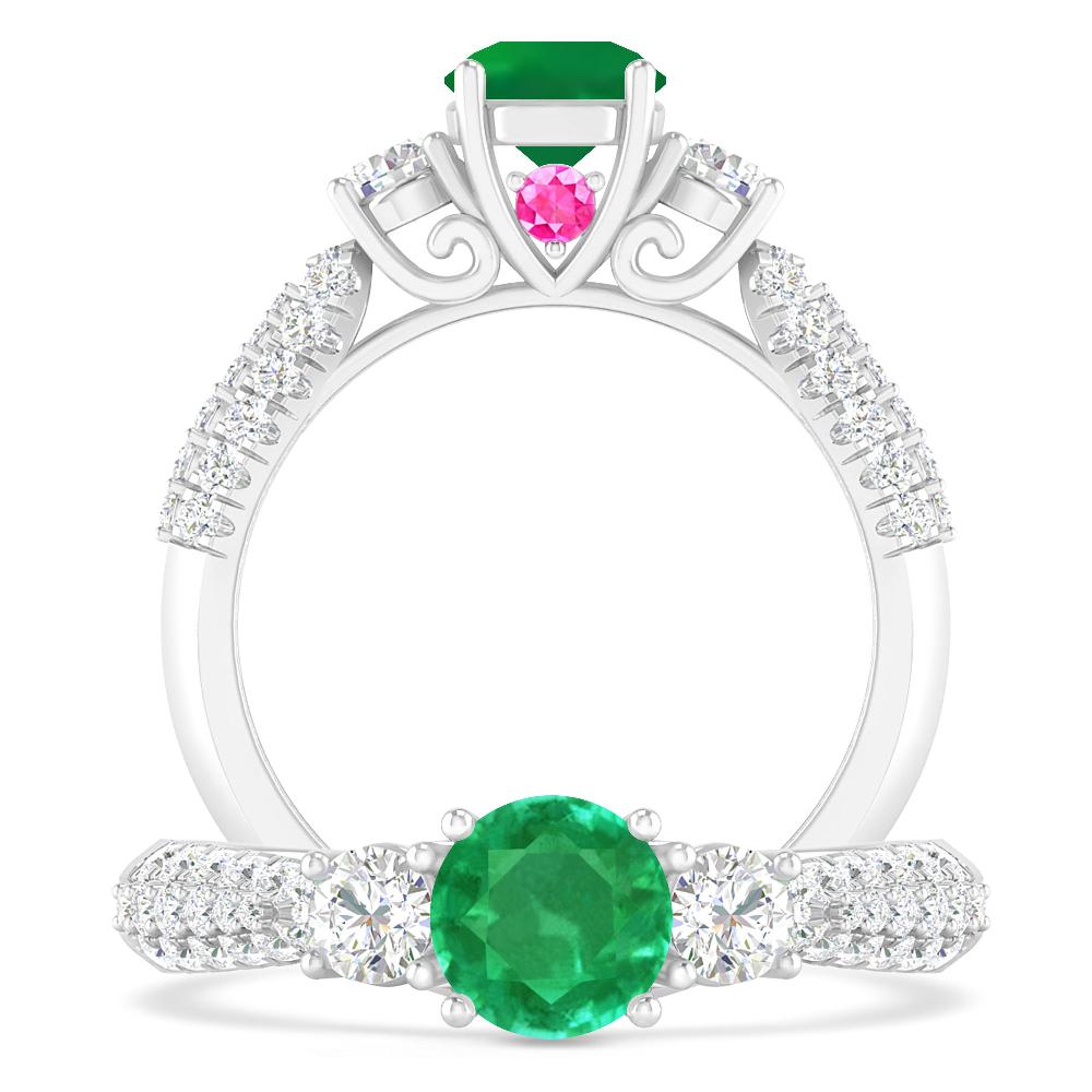 White Gold - Emerald