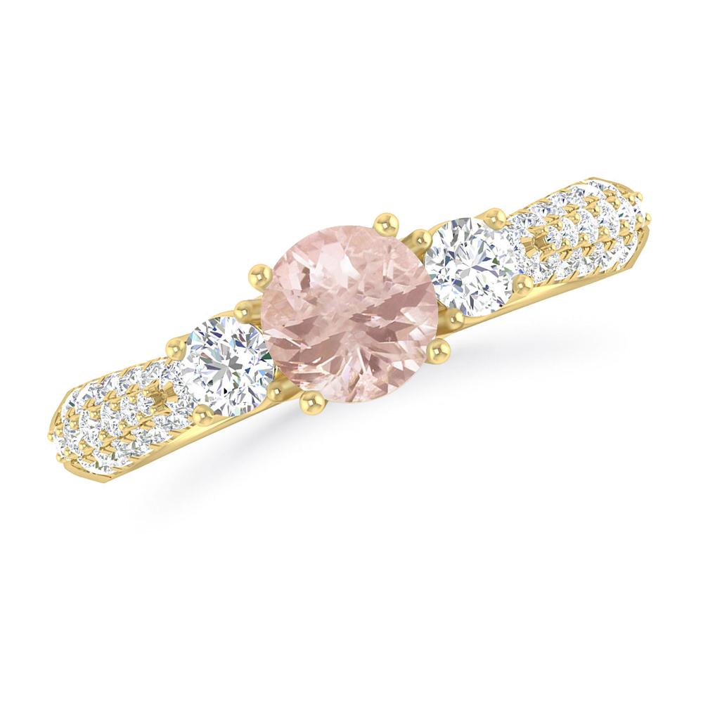 Yellow Gold - Morganite
