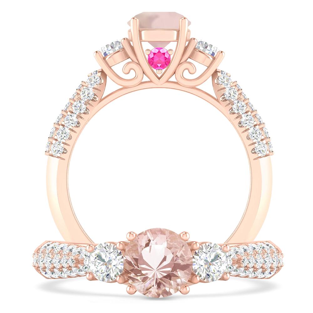 Rose Gold - Morganite