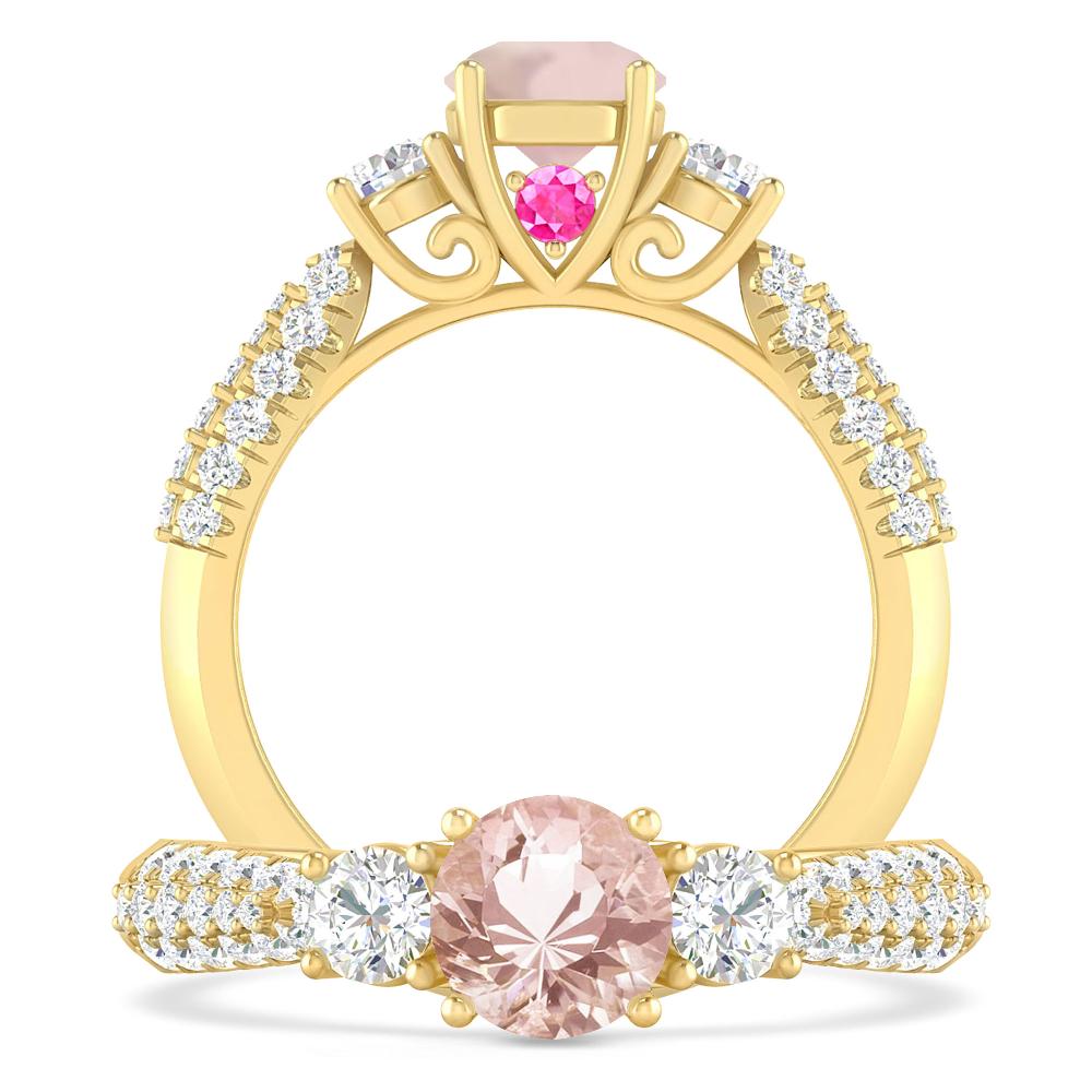 Yellow Gold - Morganite