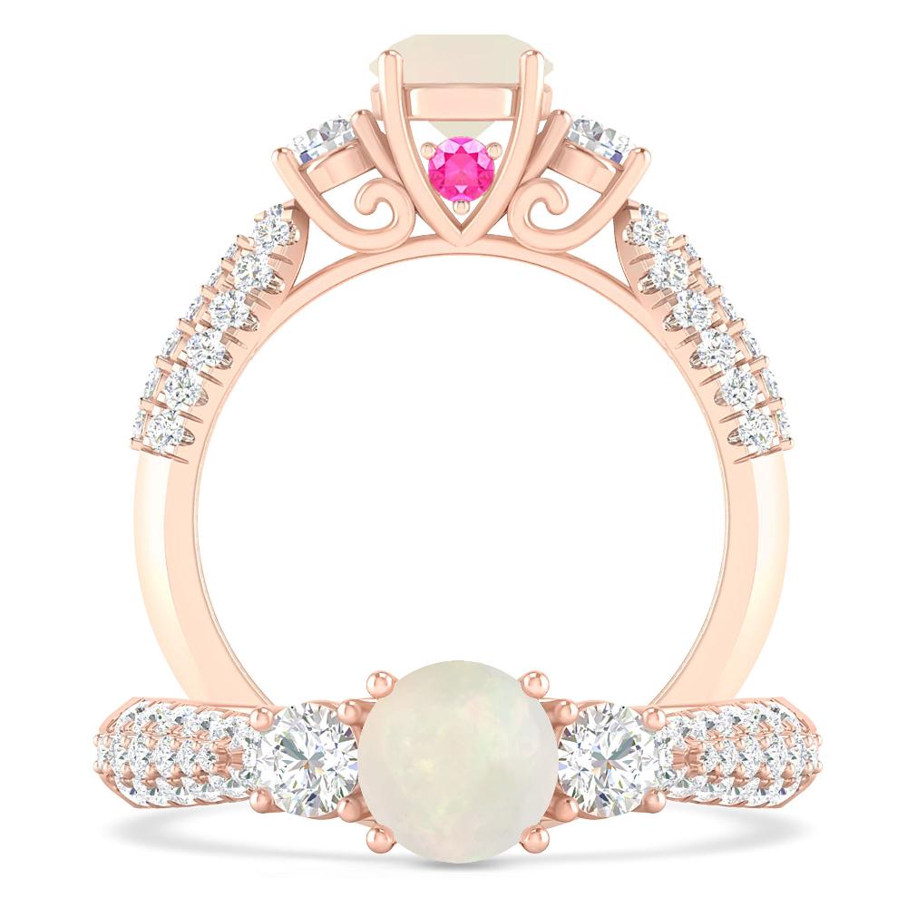 Rose Gold - Opal
