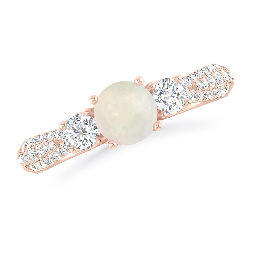 Rose Gold - Opal