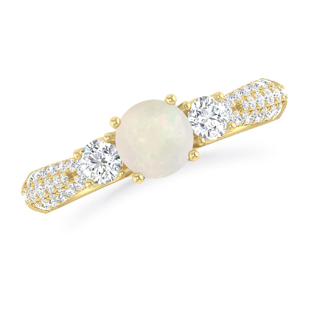 Yellow Gold - Opal