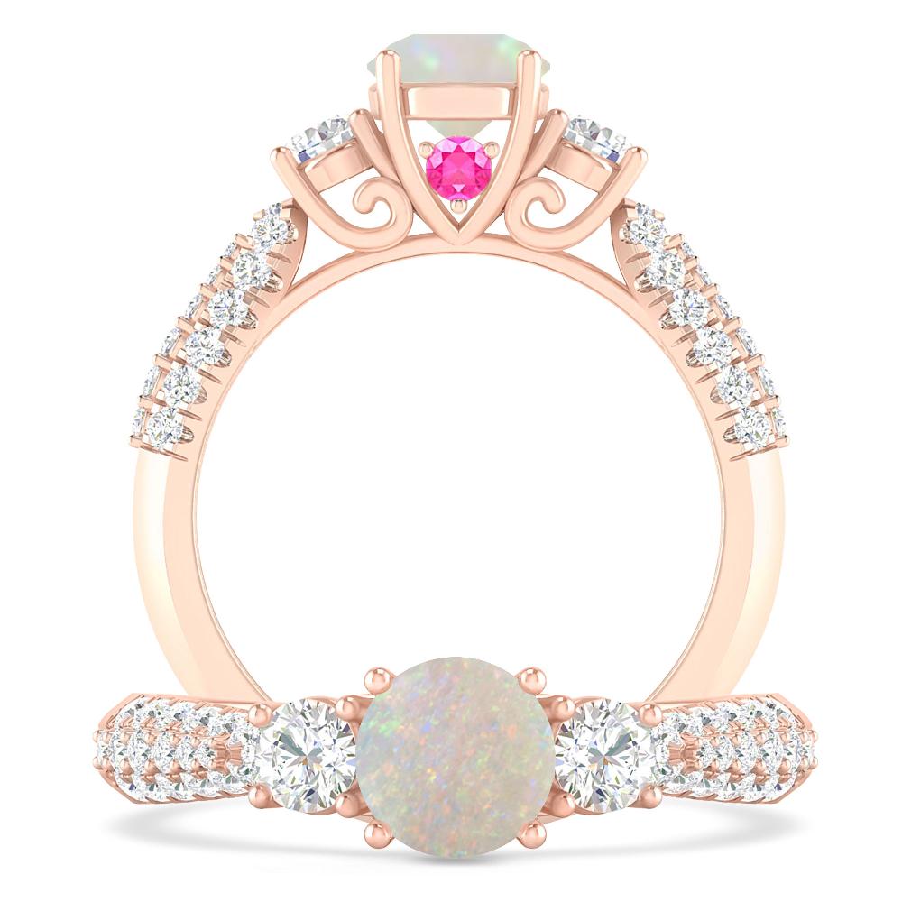 Rose Gold - Opal