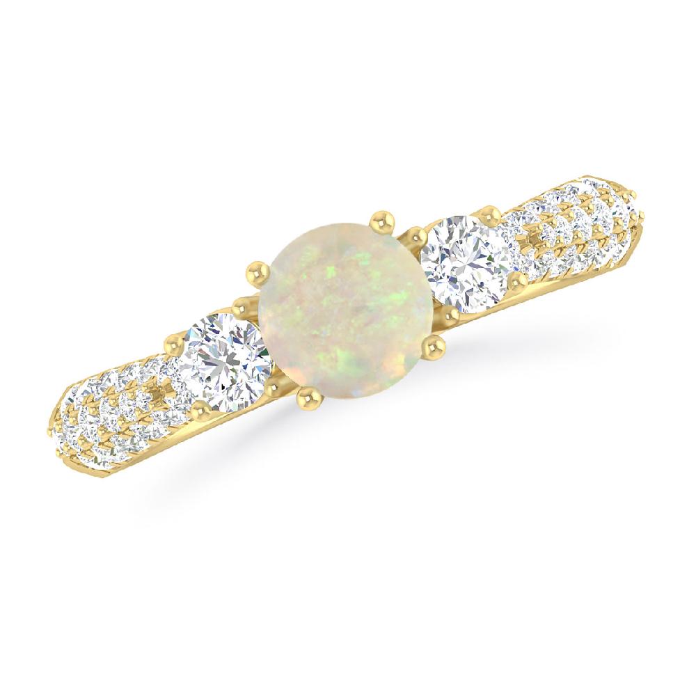 Yellow Gold - Opal