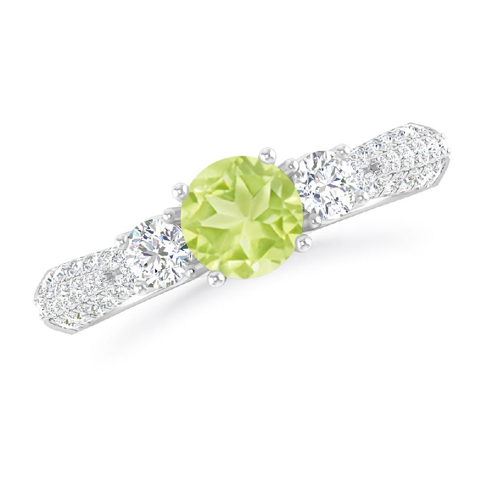 White Gold - Peridot