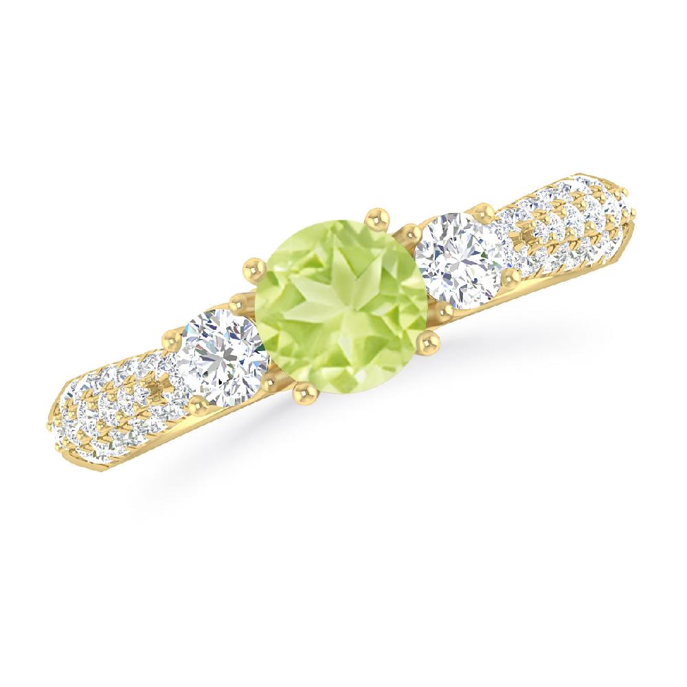 Yellow Gold - Peridot
