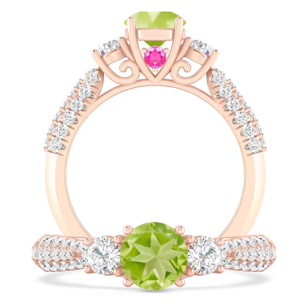 Rose Gold - Peridot