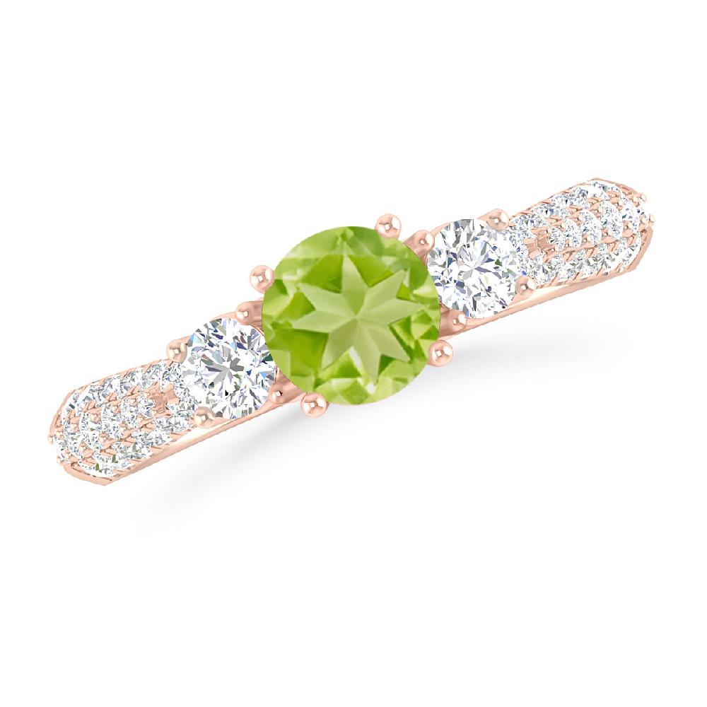 Rose Gold - Peridot