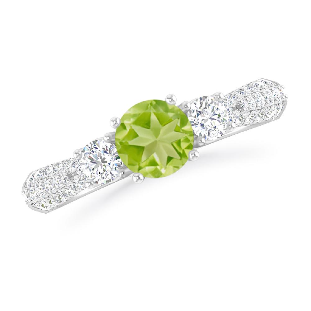 White Gold - Peridot