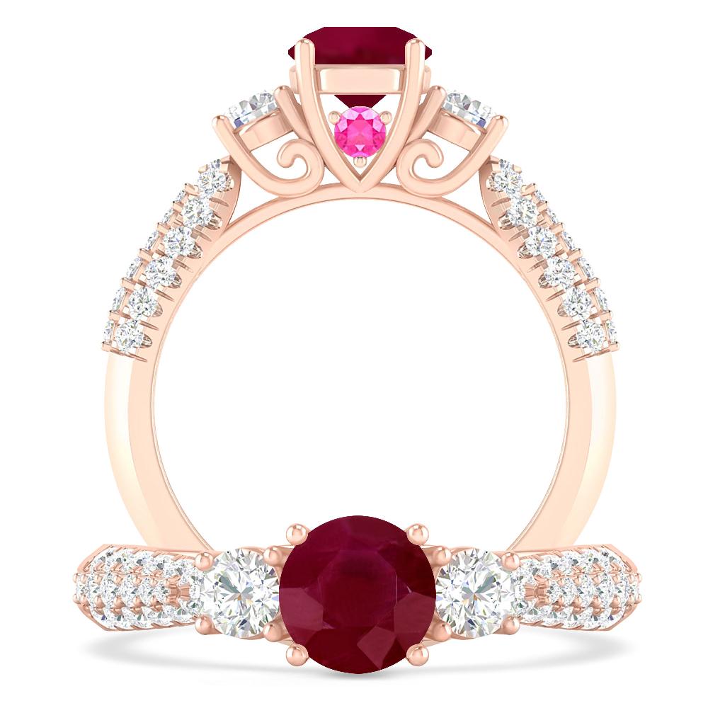 Rose Gold - Ruby