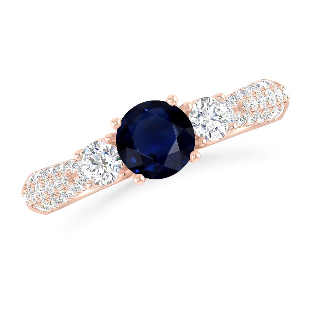 Rose Gold - Sapphire