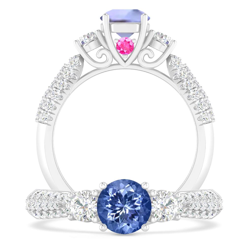 White Gold - Tanzanite