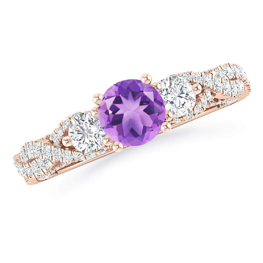 Rose Gold - Amethyst