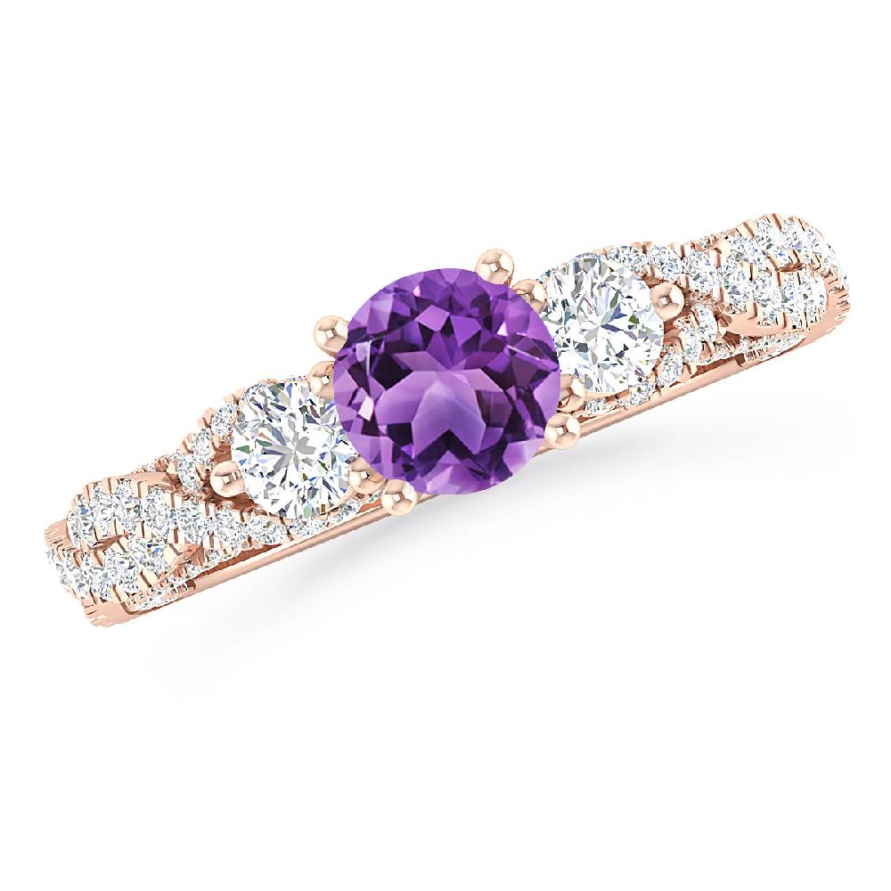 Rose Gold - Amethyst