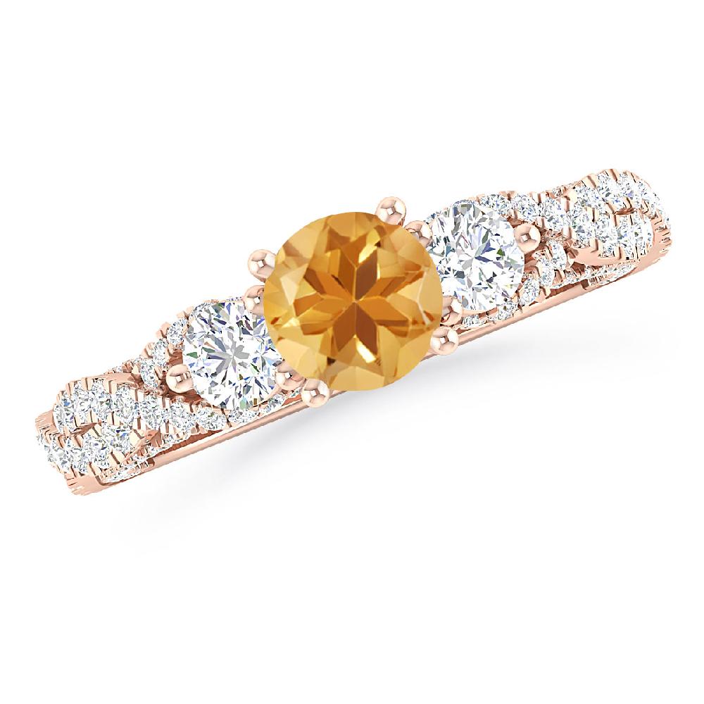 Rose Gold - Citrine