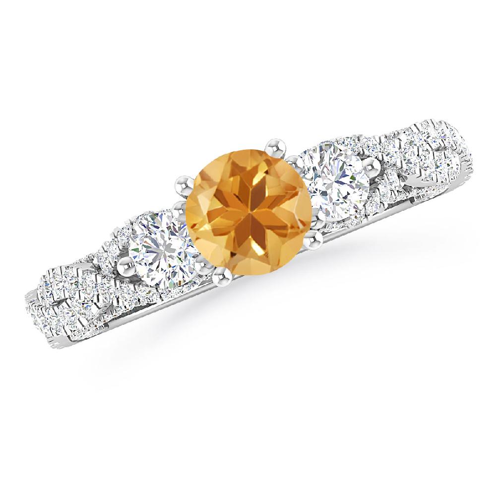 White Gold - Citrine