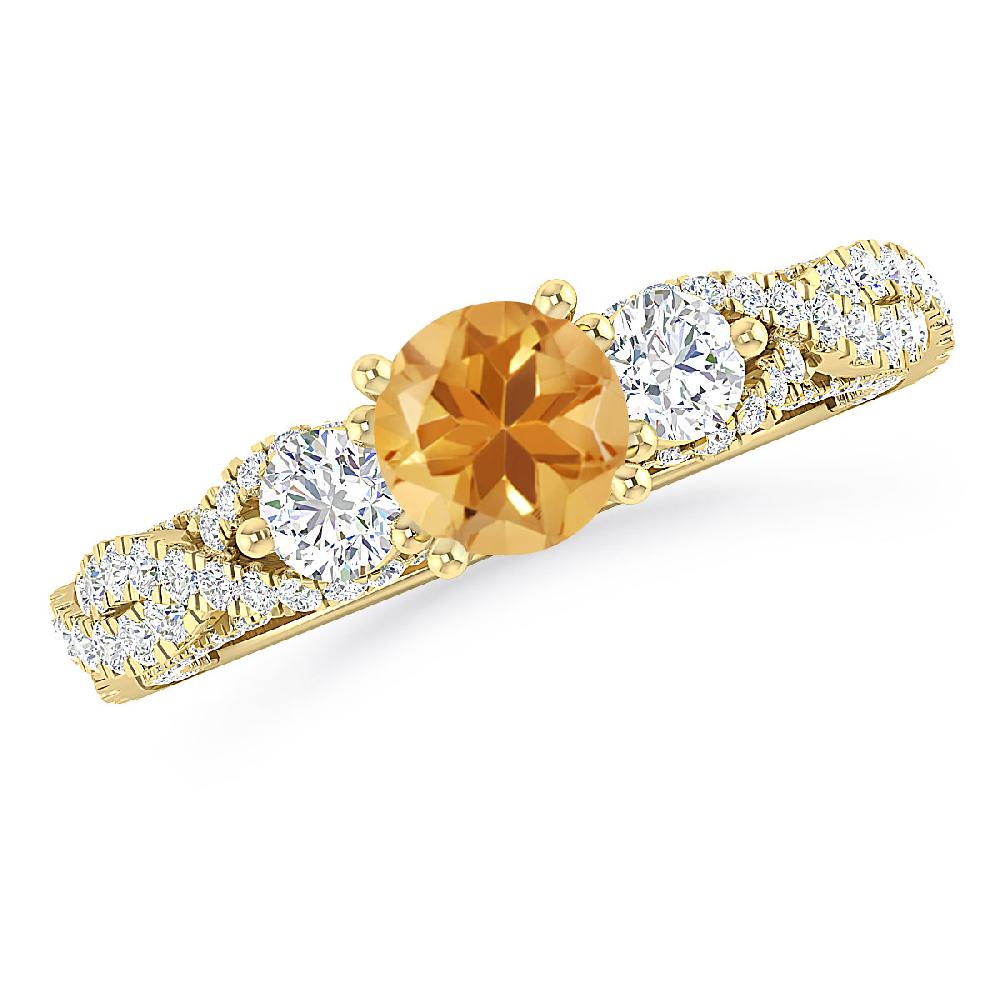 Yellow Gold - Citrine