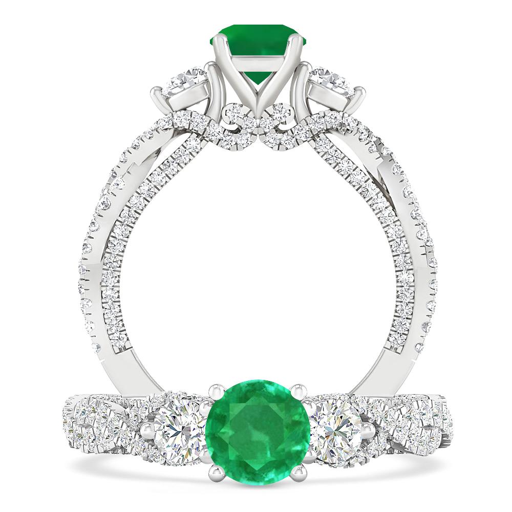 White Gold - Emerald