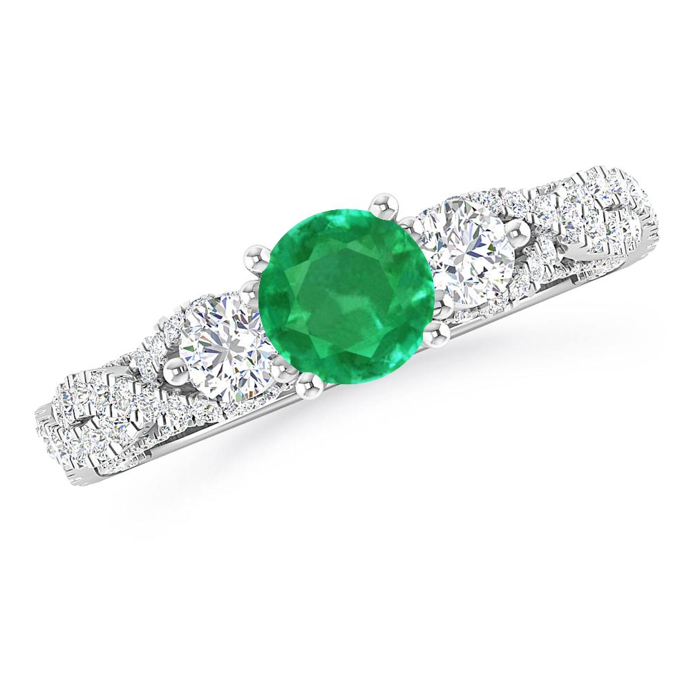 White Gold - Emerald