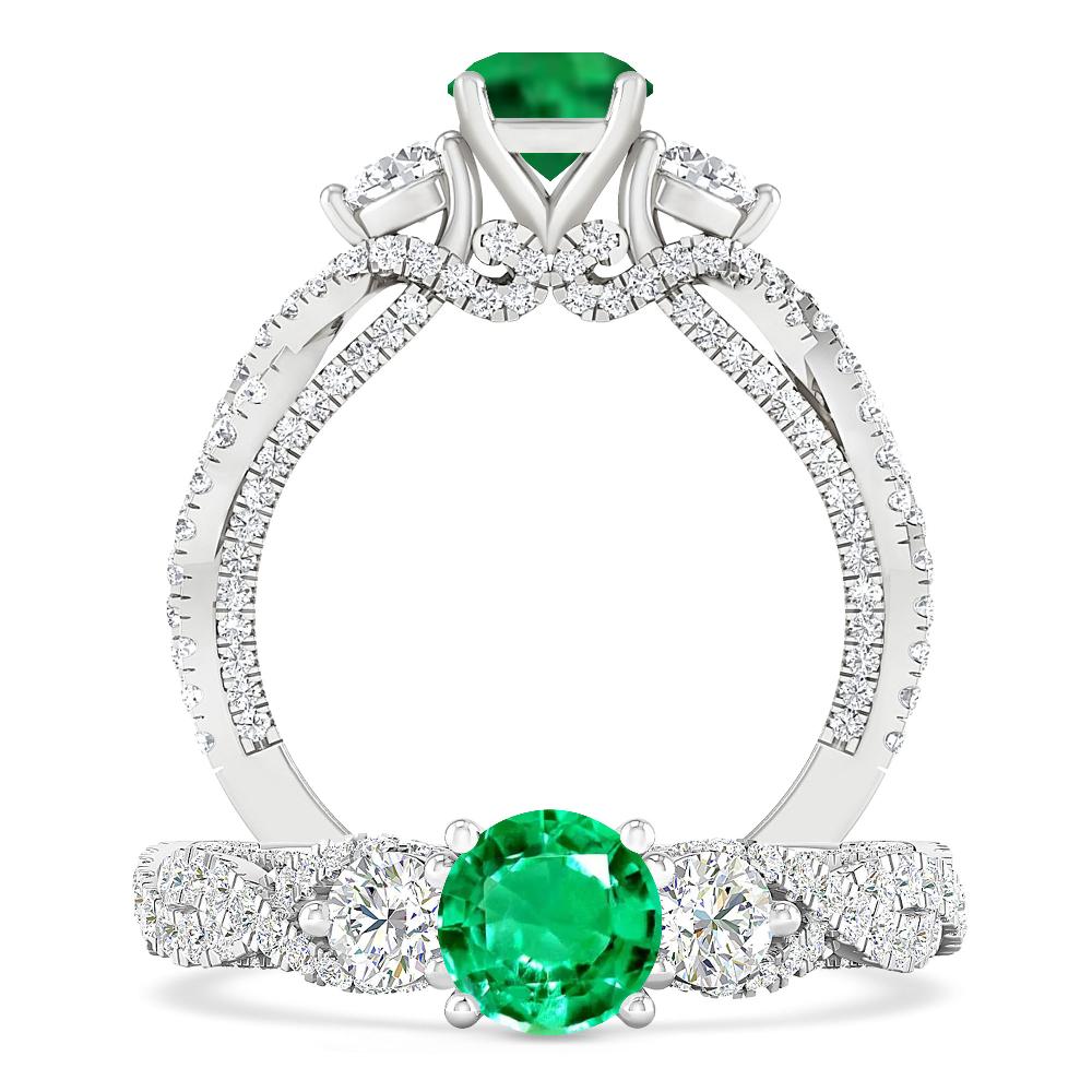 White Gold - Emerald